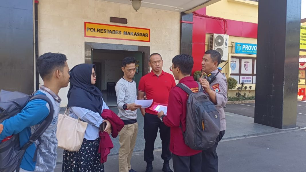 Rombongan PC IMM Makassar Timur bertemu dengan kapolrestabes Makassar